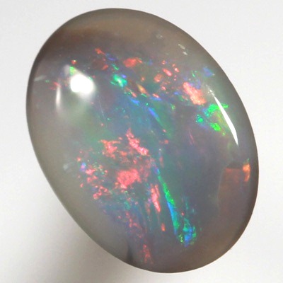 SOLID SEMI BLACK OPAL Bright red over blue